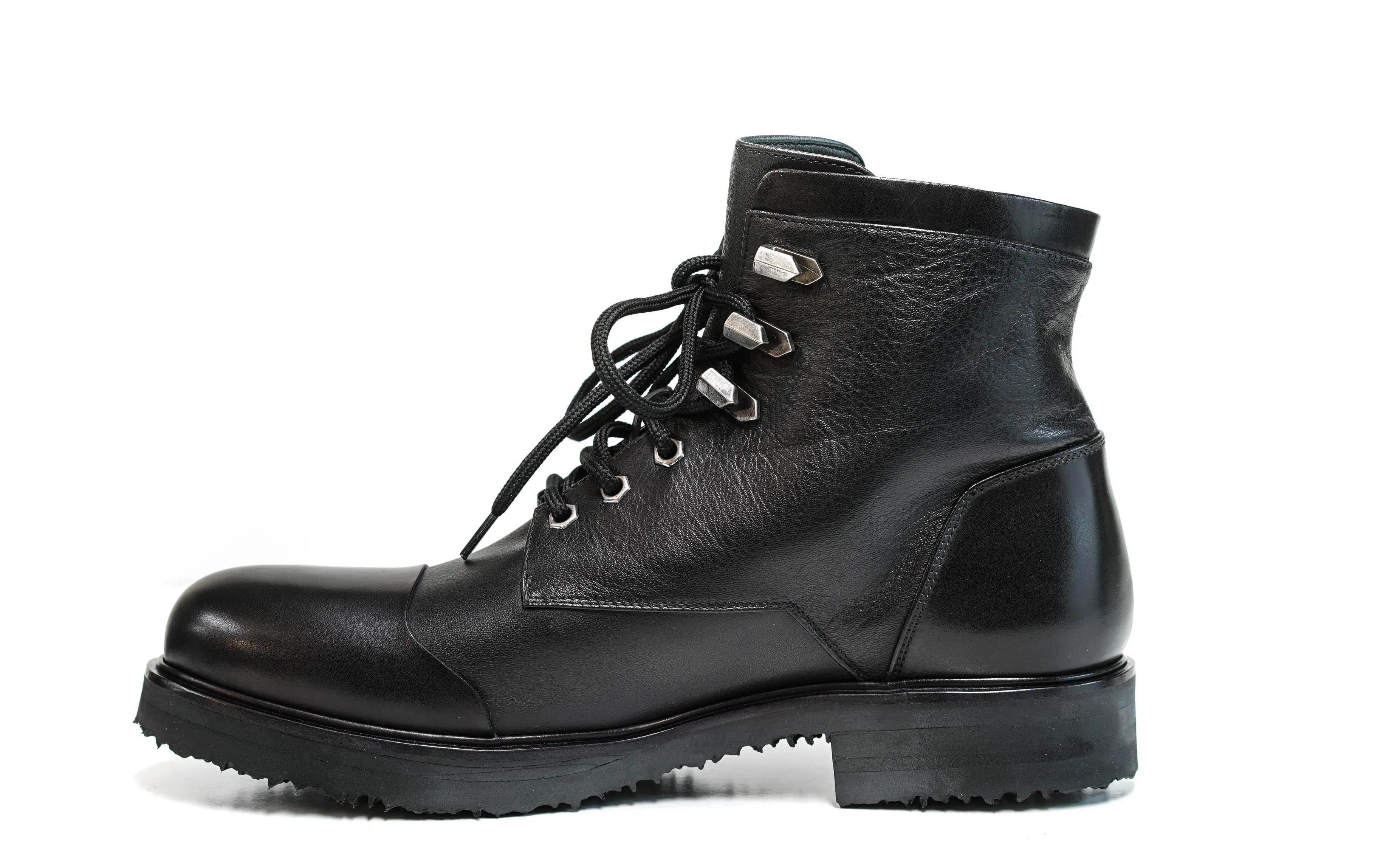 Cesare Paciotti Men’s Black Lace Up Boot Z58101 40% off