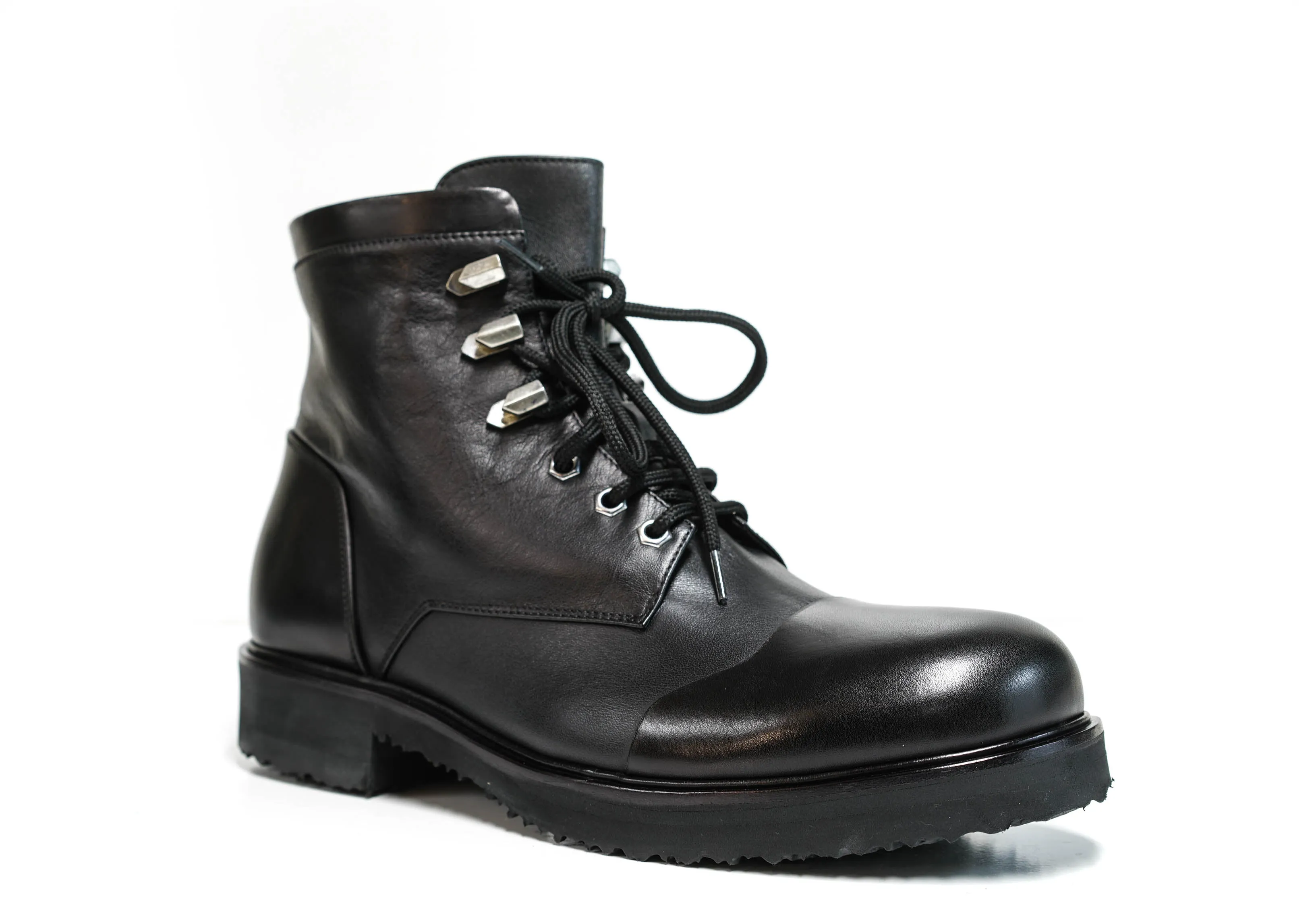 Cesare Paciotti Men’s Black Lace Up Boot Z58101 40% off