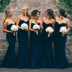 Cheap Sweet Heart Mermaid Fashion Long Bridesmaid Dress,WG230
