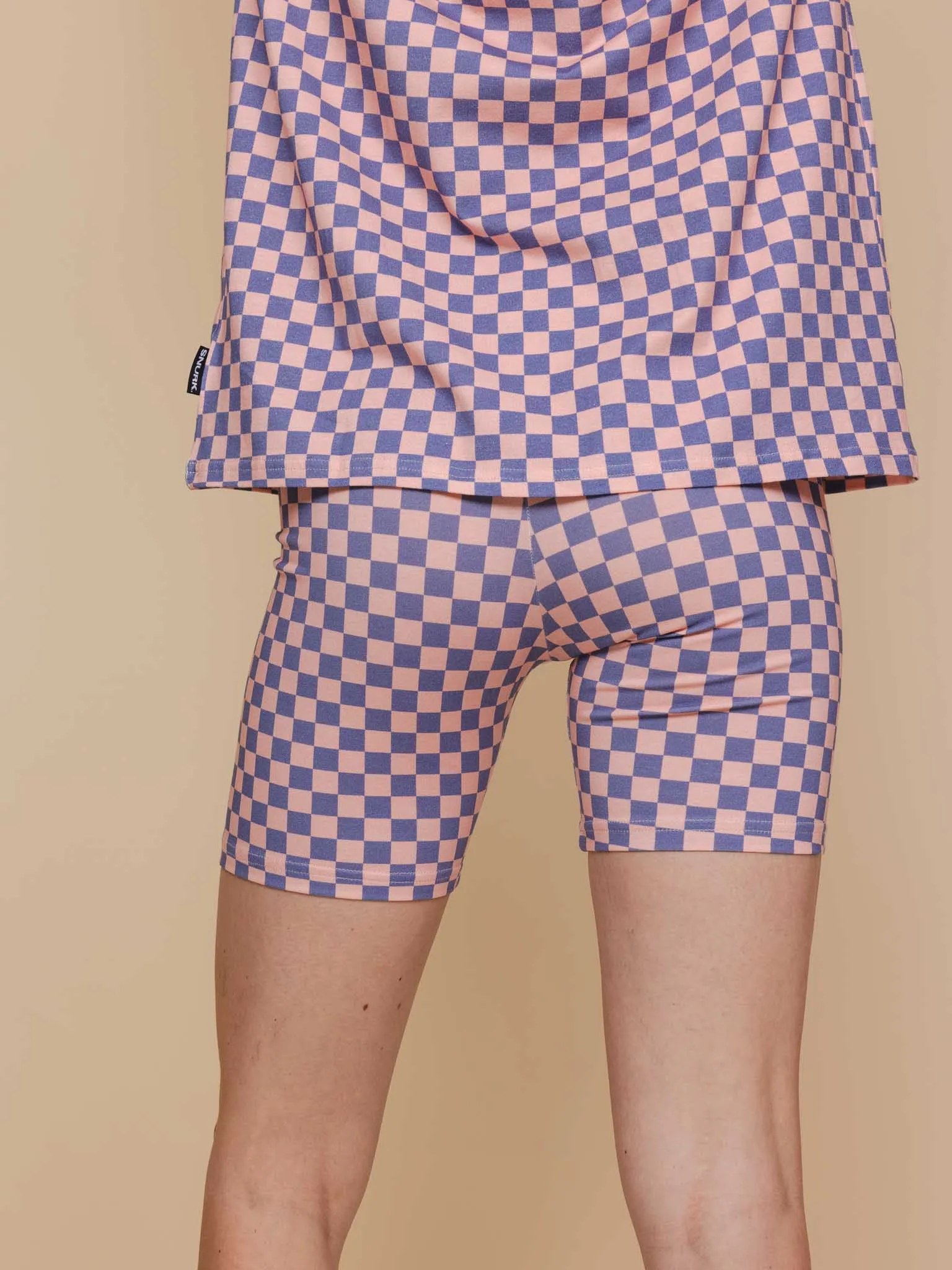 Check Bikershorts Dames