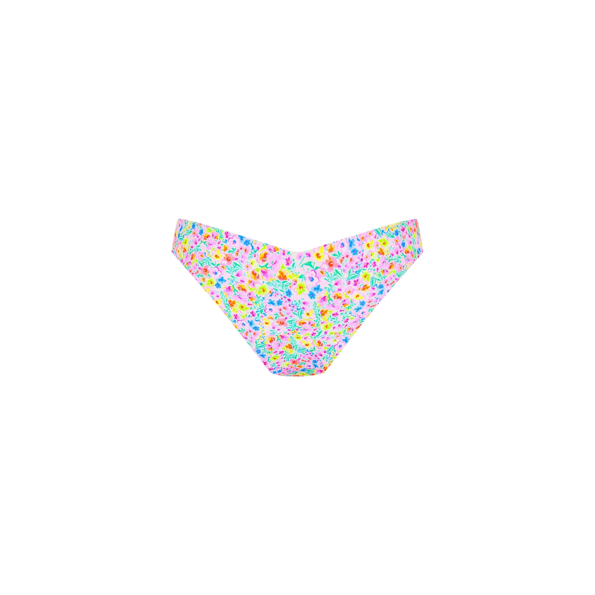 Cheeky V Bikini Bottom - Moonflower