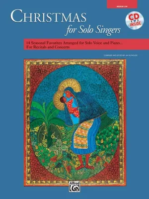 Christmas for solo Singers Medium Low - Book & CD