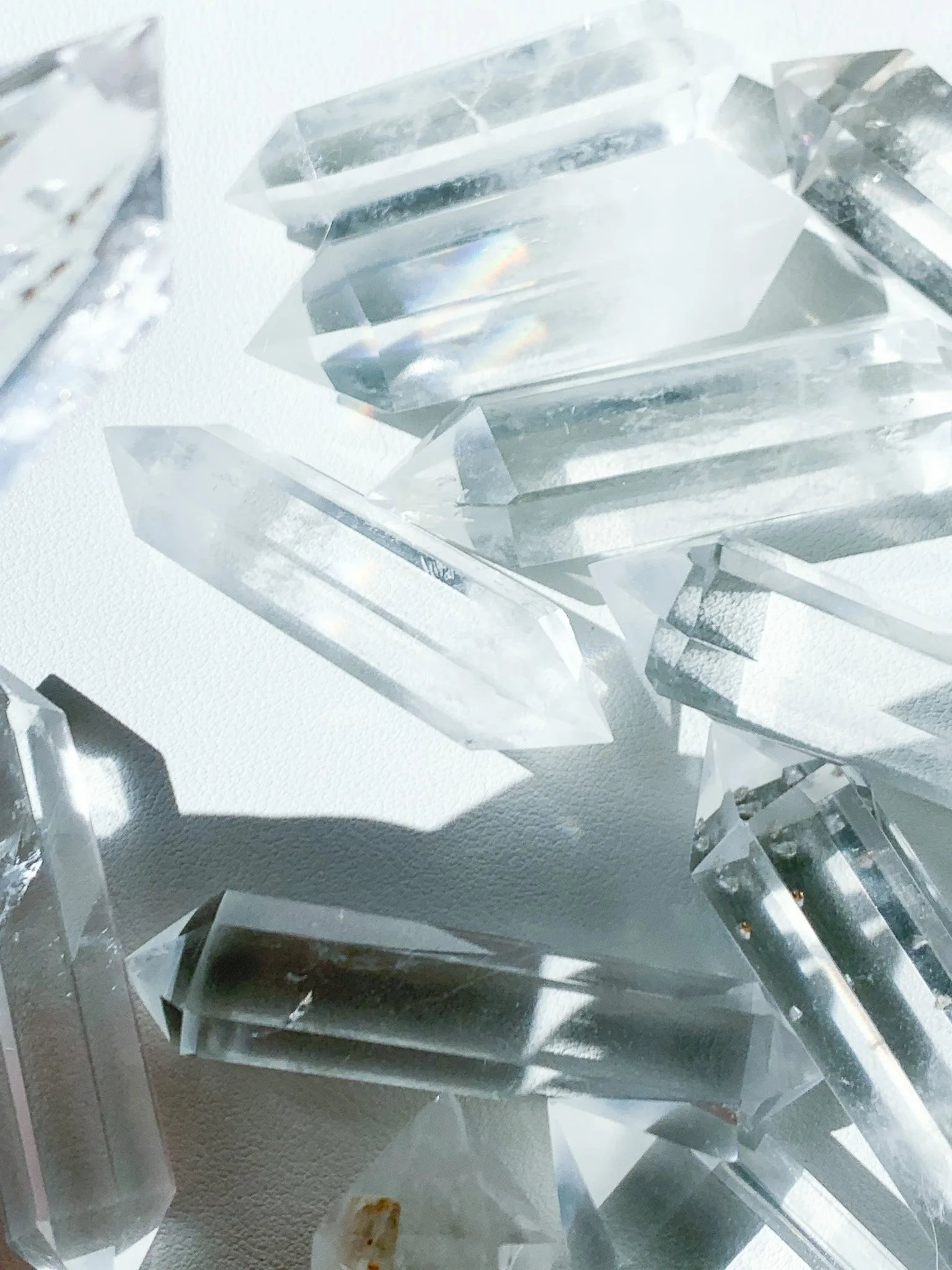 Clear Quartz Double Terminated Points (6 Sided)