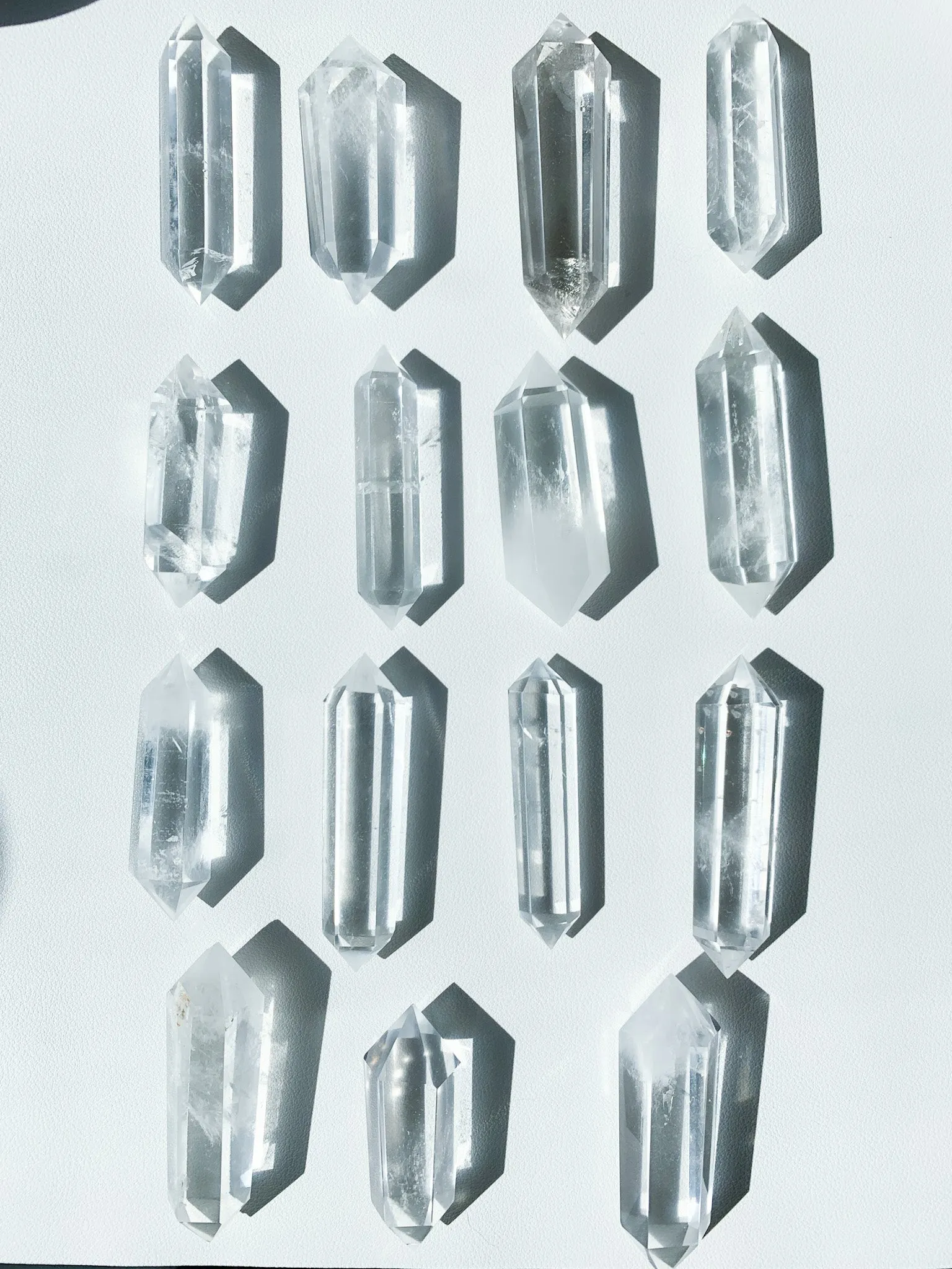 Clear Quartz Double Terminated Points (6 Sided)