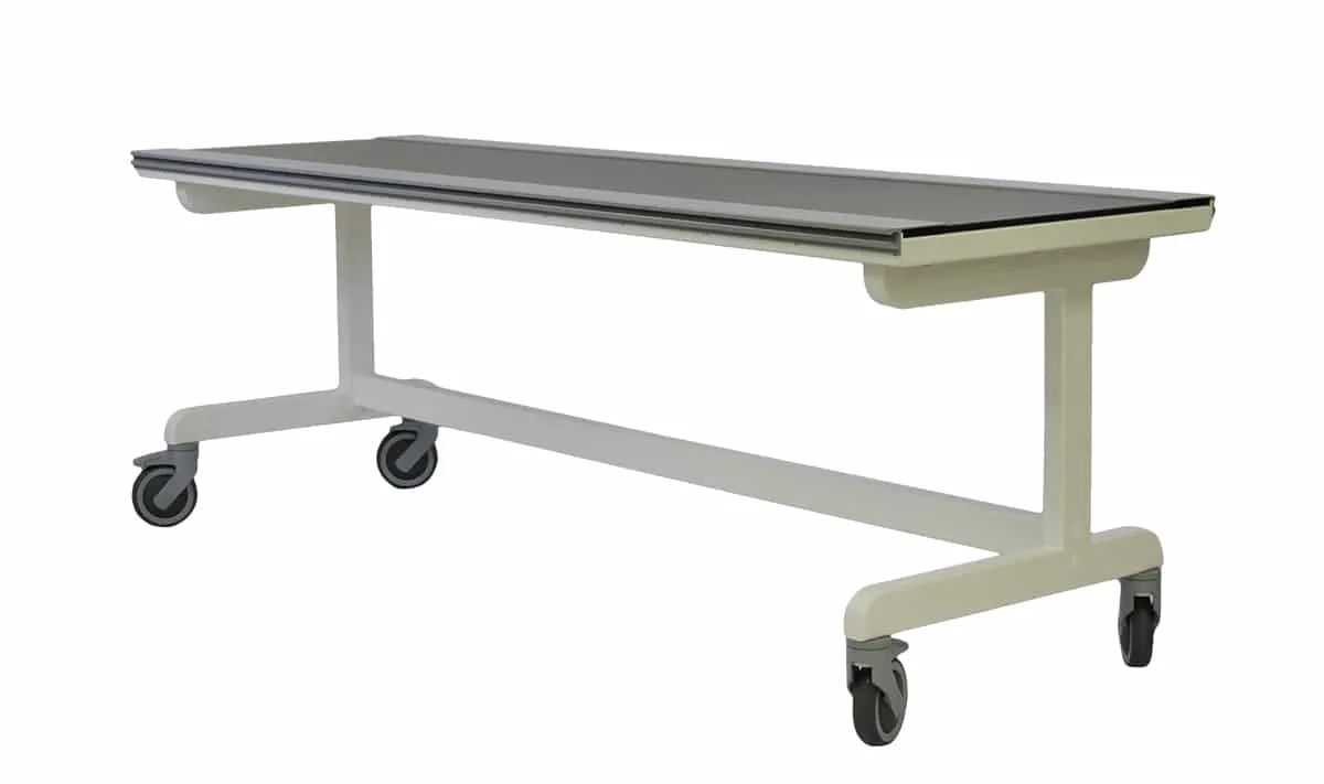 Clear Top Mobile Table