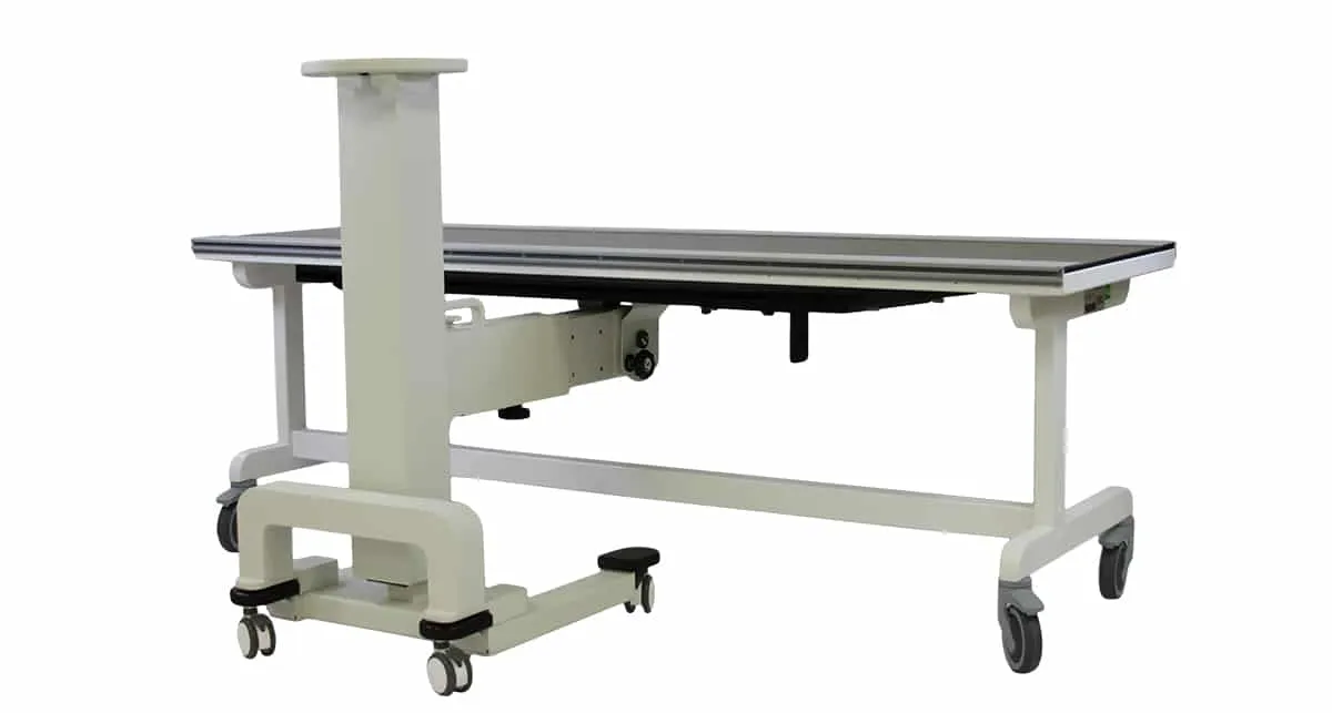 Clear Top Mobile Table