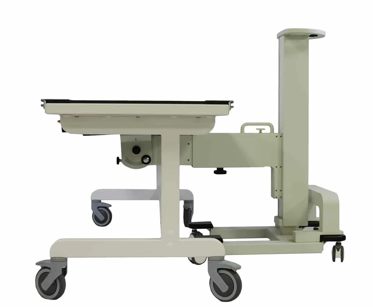 Clear Top Mobile Table