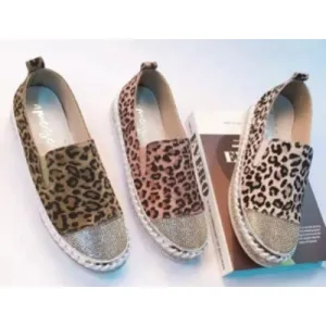 Coco Suede Leather Slip-Ons