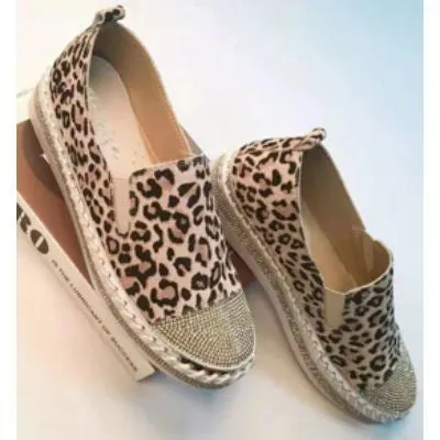 Coco Suede Leather Slip-Ons