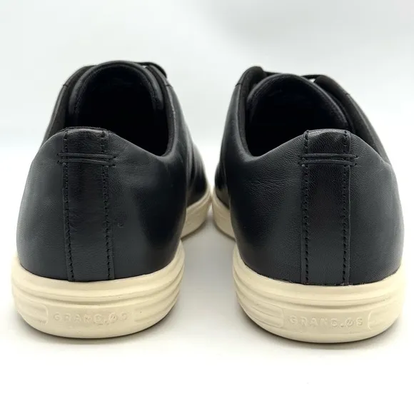 Cole Haan Grand OS Black Leather Sneakers Size 12M