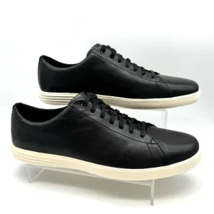 Cole Haan Grand OS Black Leather Sneakers Size 12M
