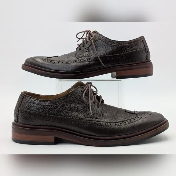 Cole Haan Men’s Genuine Leather Williams Wingtip Oxfords Dark Brown Size 7 M