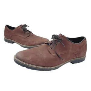Cole Haan Nathan Plain Toe Men's Oxford Lace Up Casual Shoe C30634 Brown 11.5M