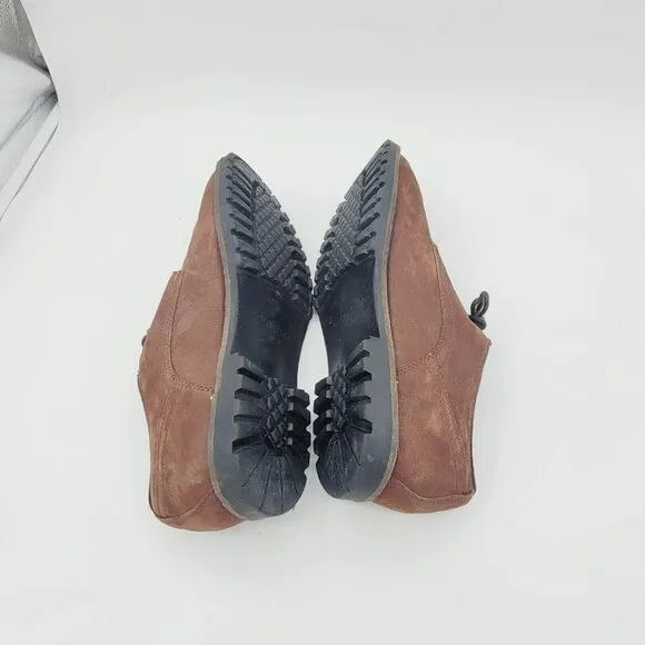 Cole Haan Nathan Plain Toe Men's Oxford Lace Up Casual Shoe C30634 Brown 11.5M