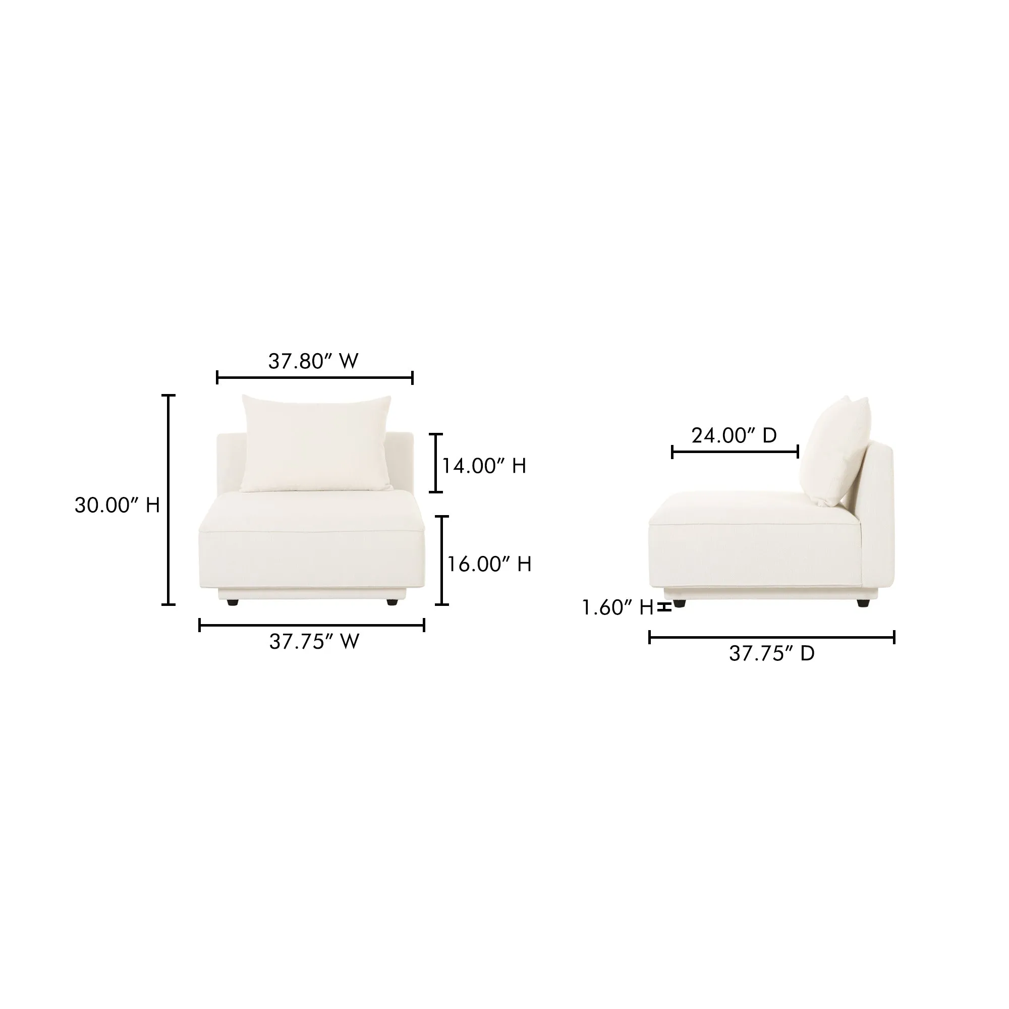 Comfy Contour Slipper Chair
