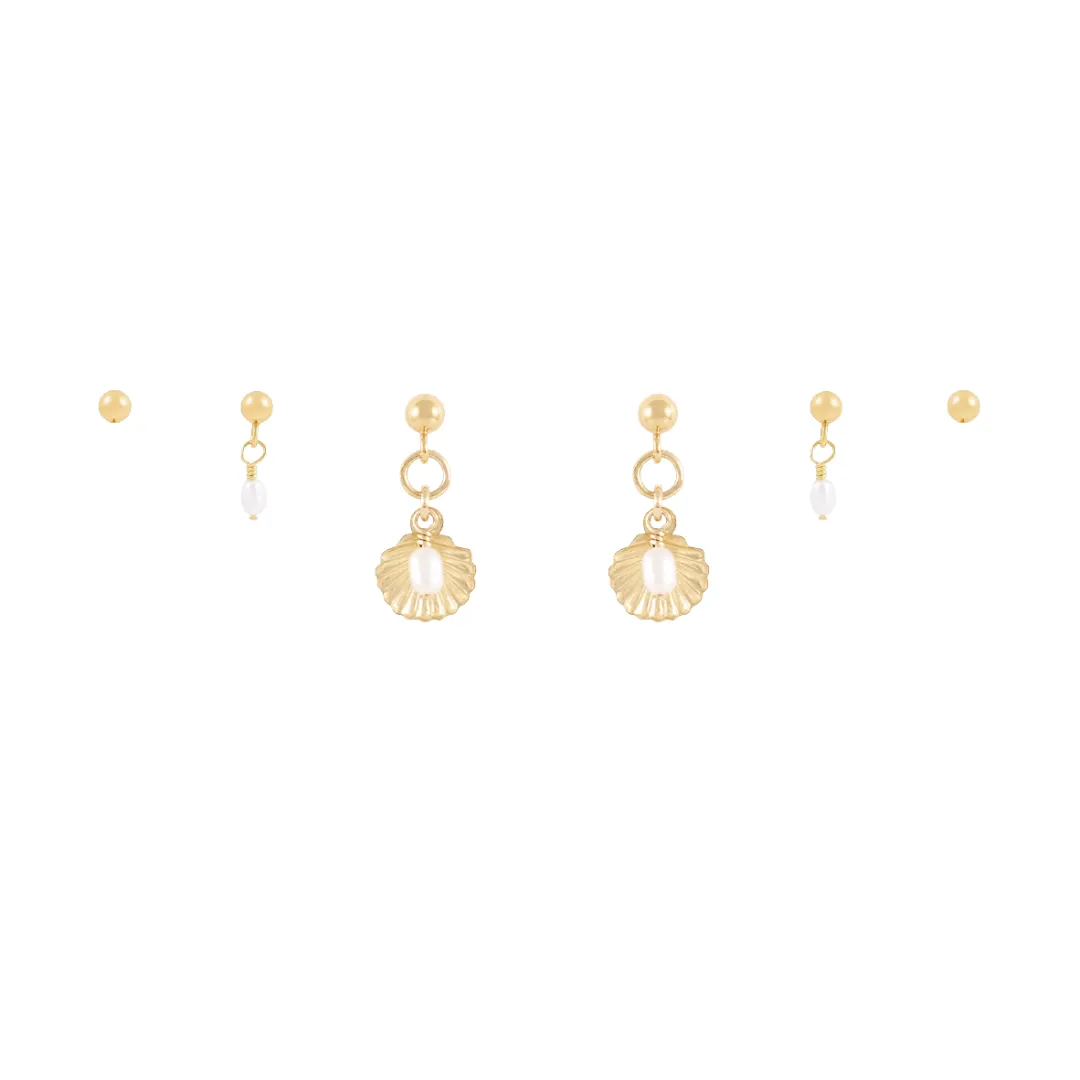Conchi Earring Bundle - Gold