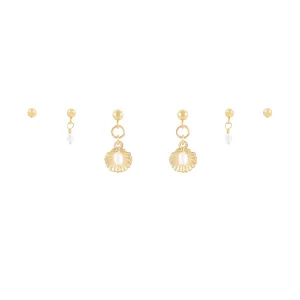 Conchi Earring Bundle - Gold