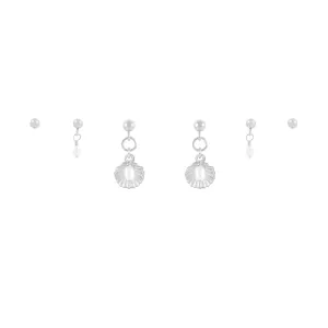 Conchi Earring Bundle  - Silver