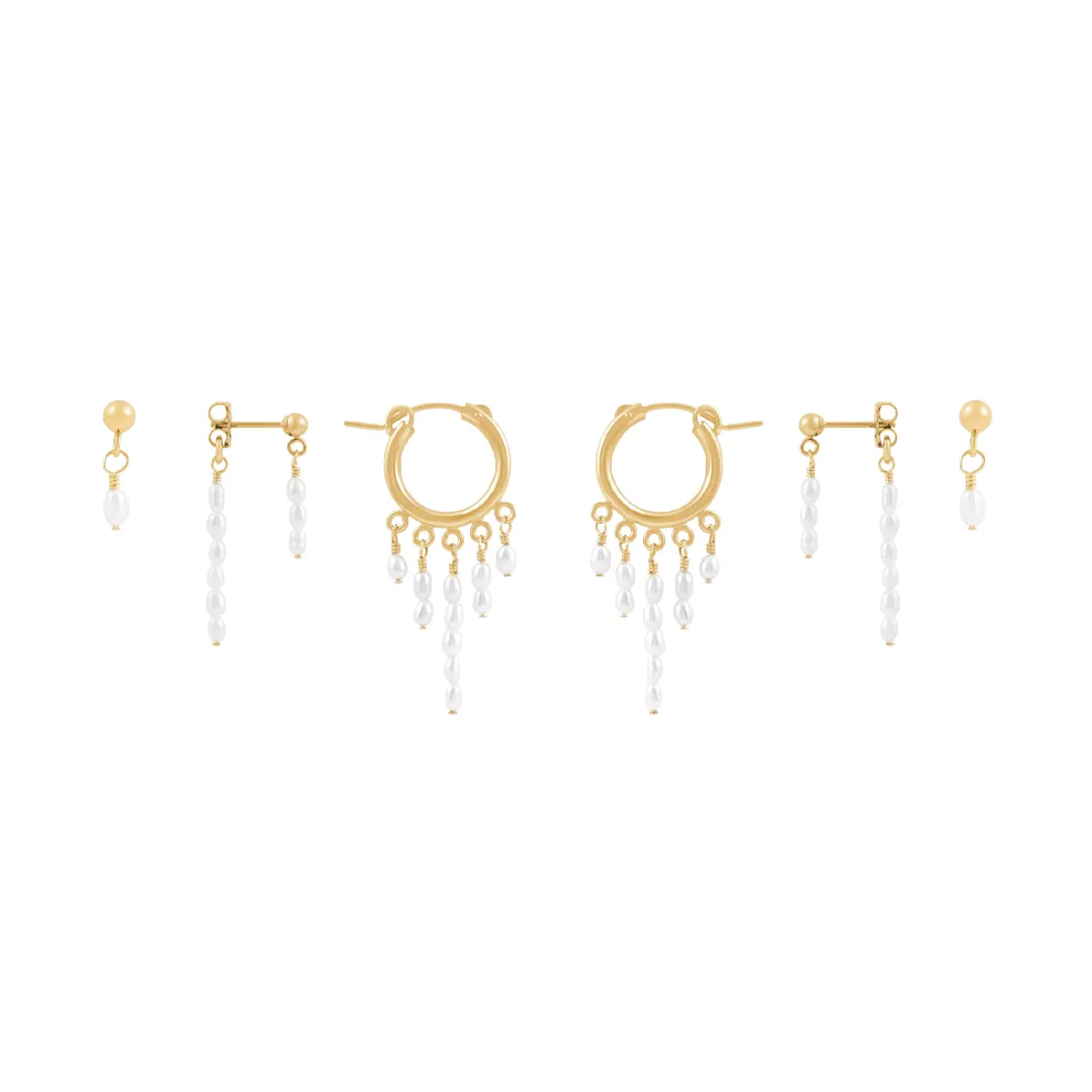 Consie Earring Bundle  - Gold