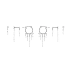 Consie Earring Bundle  - Silver