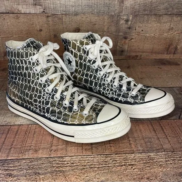 Converse chuck 70 Hi  &quot;Animal Print&quot; unisex Women's Sz 8.5 Men’s 6.5 / 167485C