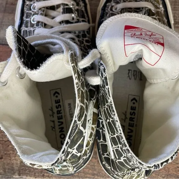 Converse chuck 70 Hi  &quot;Animal Print&quot; unisex Women's Sz 8.5 Men’s 6.5 / 167485C