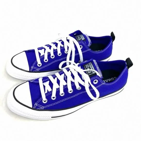 Converse Ctas OX Shoes For Men Blue Orchid Casual Low 172018C Skate Canvas Top