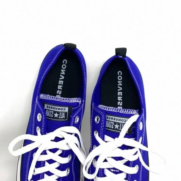 Converse Ctas OX Shoes For Men Blue Orchid Casual Low 172018C Skate Canvas Top