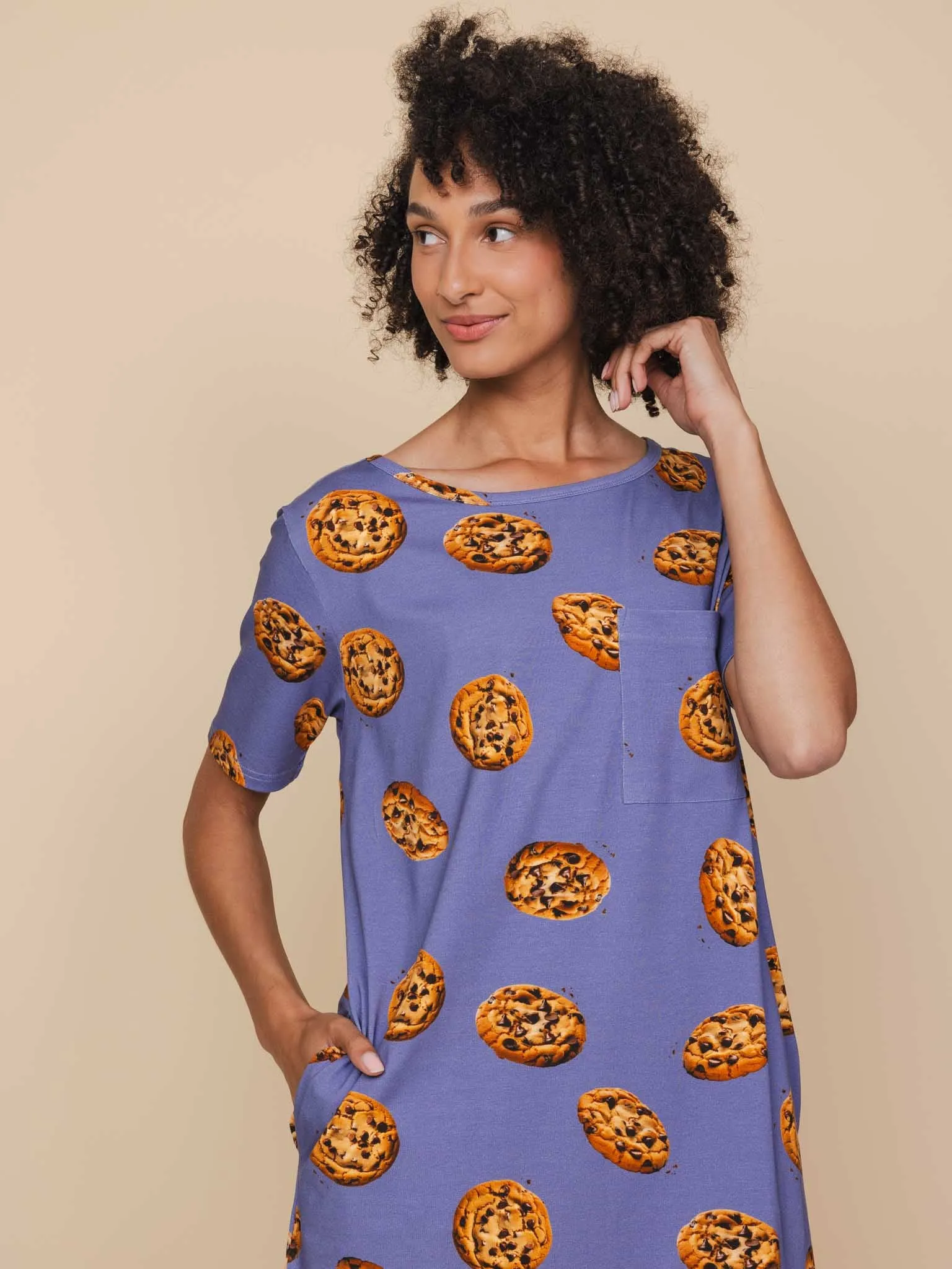 Cookies T-shirt Dress Dames