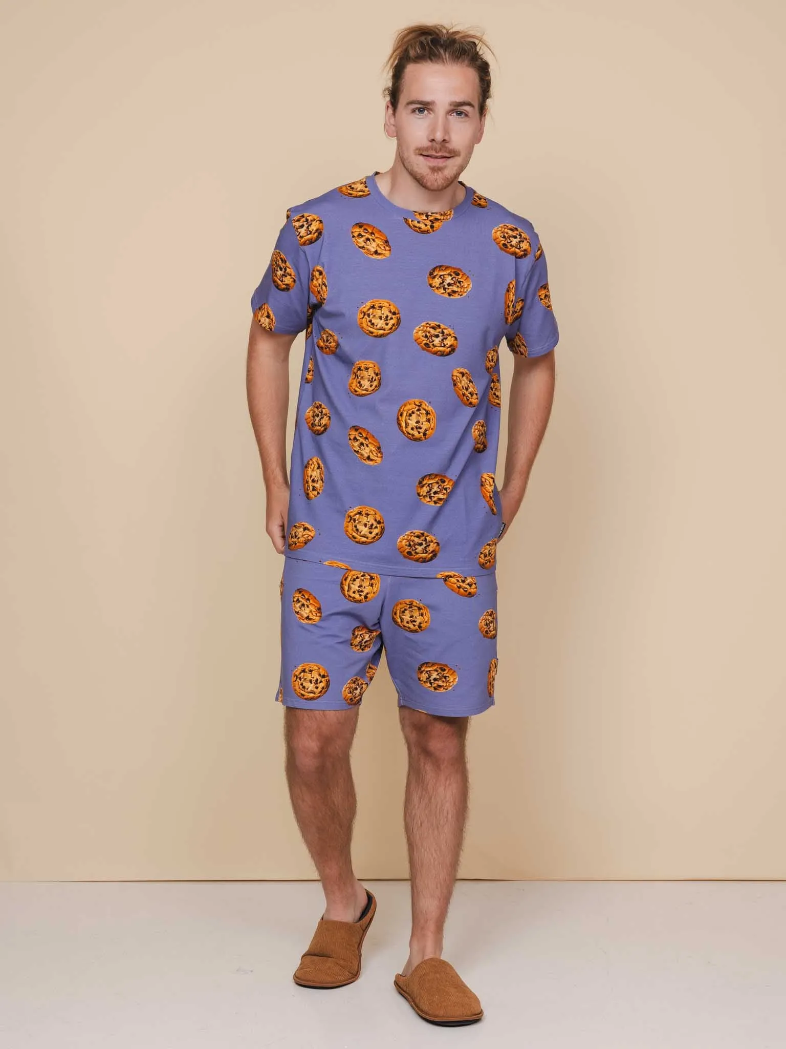Cookies T-shirt en Shorts set Heren