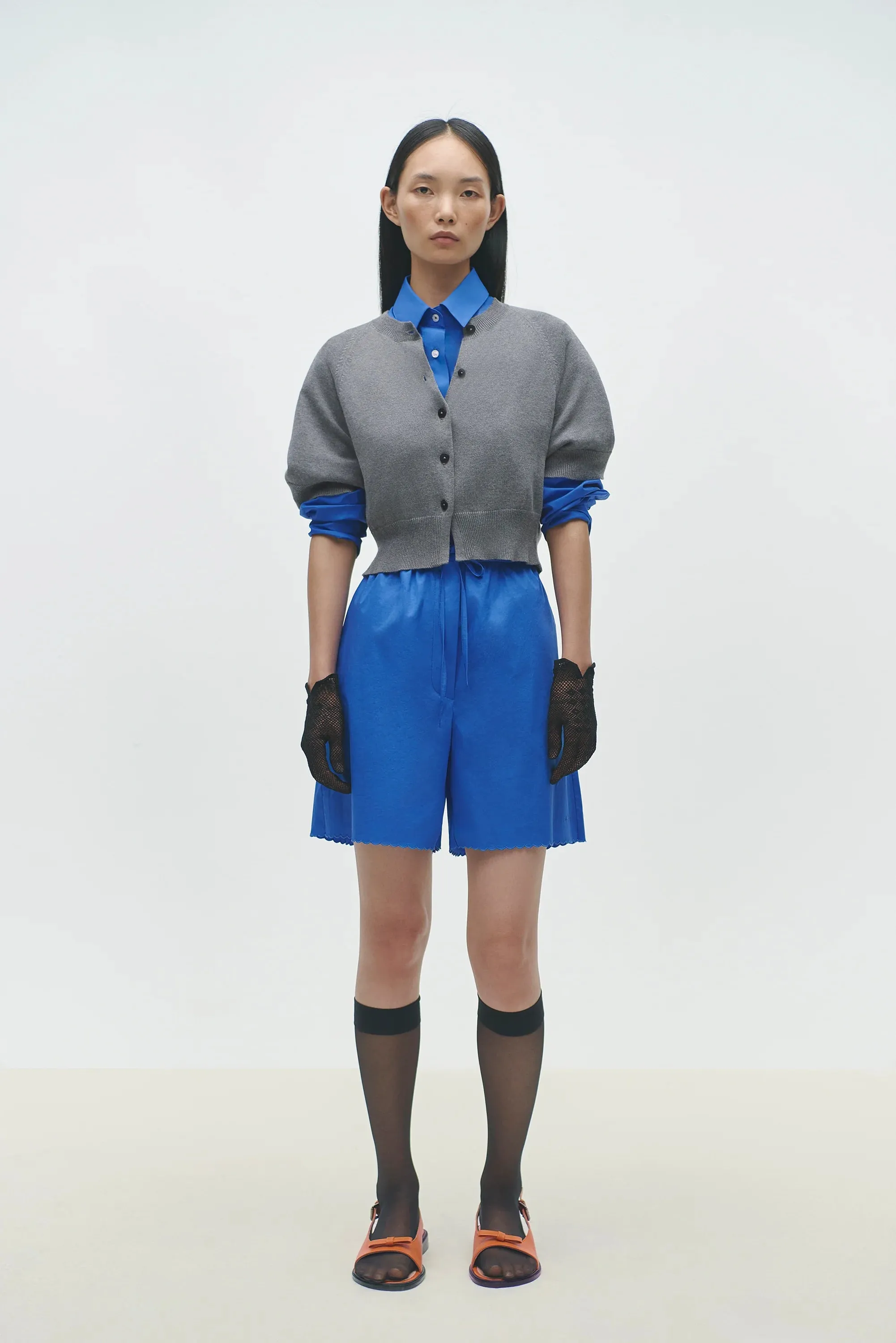Cordera - Cotton & Cashmere Top (Grey)