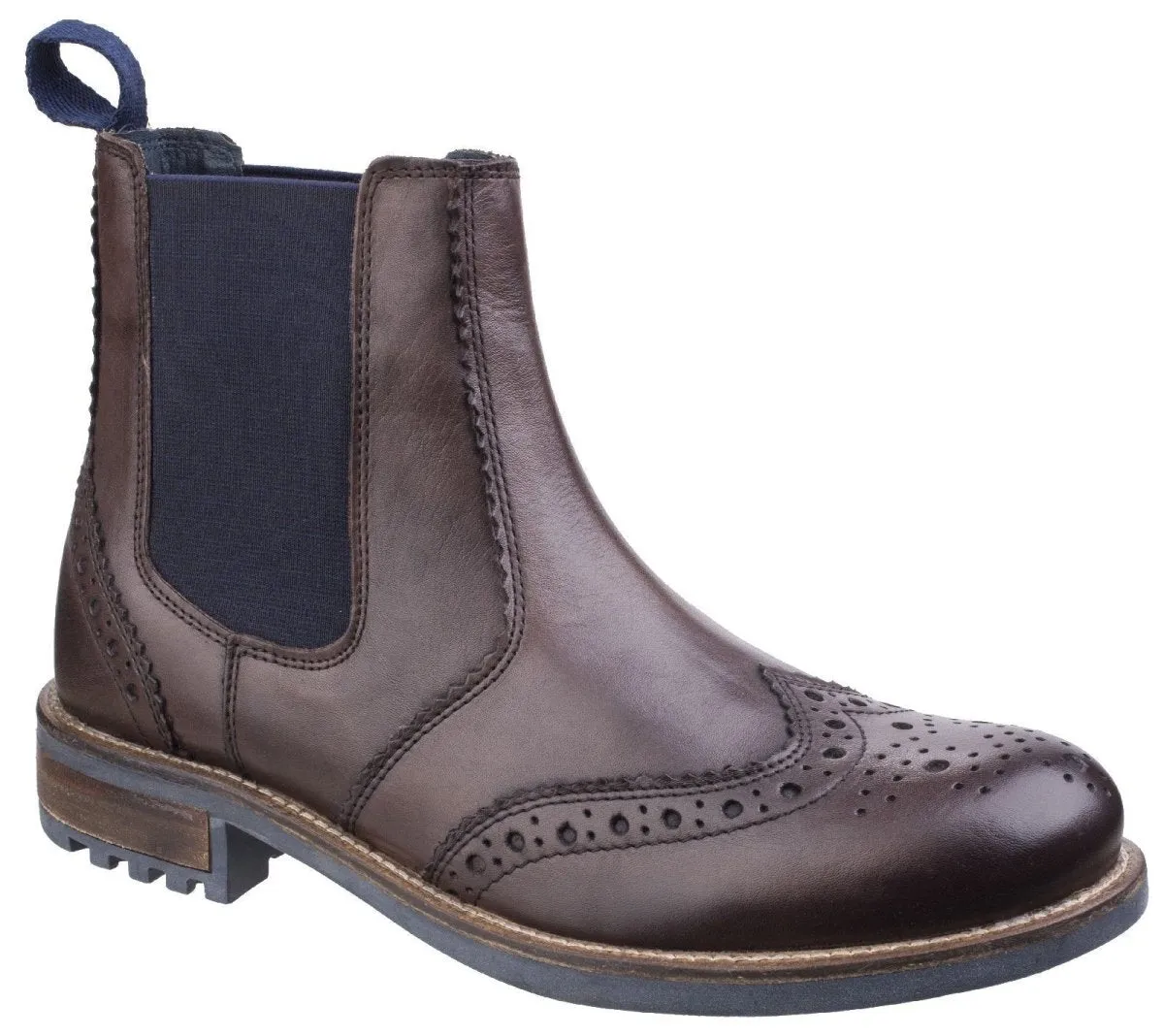 Cotswold Cirencester Chelsea Brogue Mens Boots