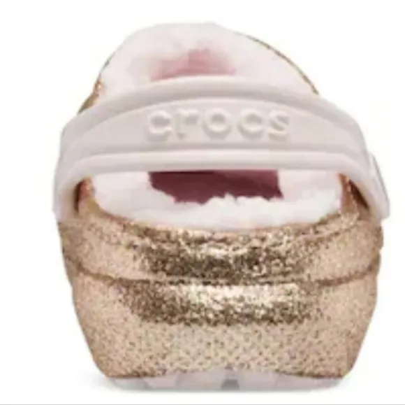 CROCS CLASSIC GLITTER CLOG - KIDS' sizeJ5