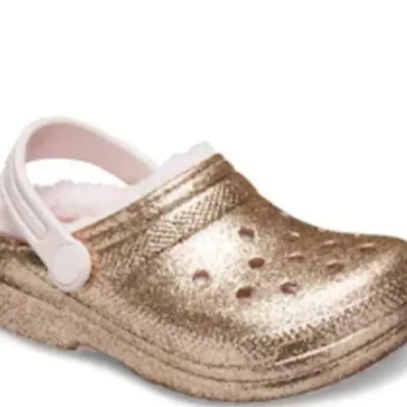 CROCS CLASSIC GLITTER CLOG - KIDS' sizeJ5