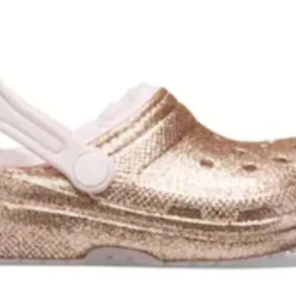CROCS CLASSIC GLITTER CLOG - KIDS' sizeJ5