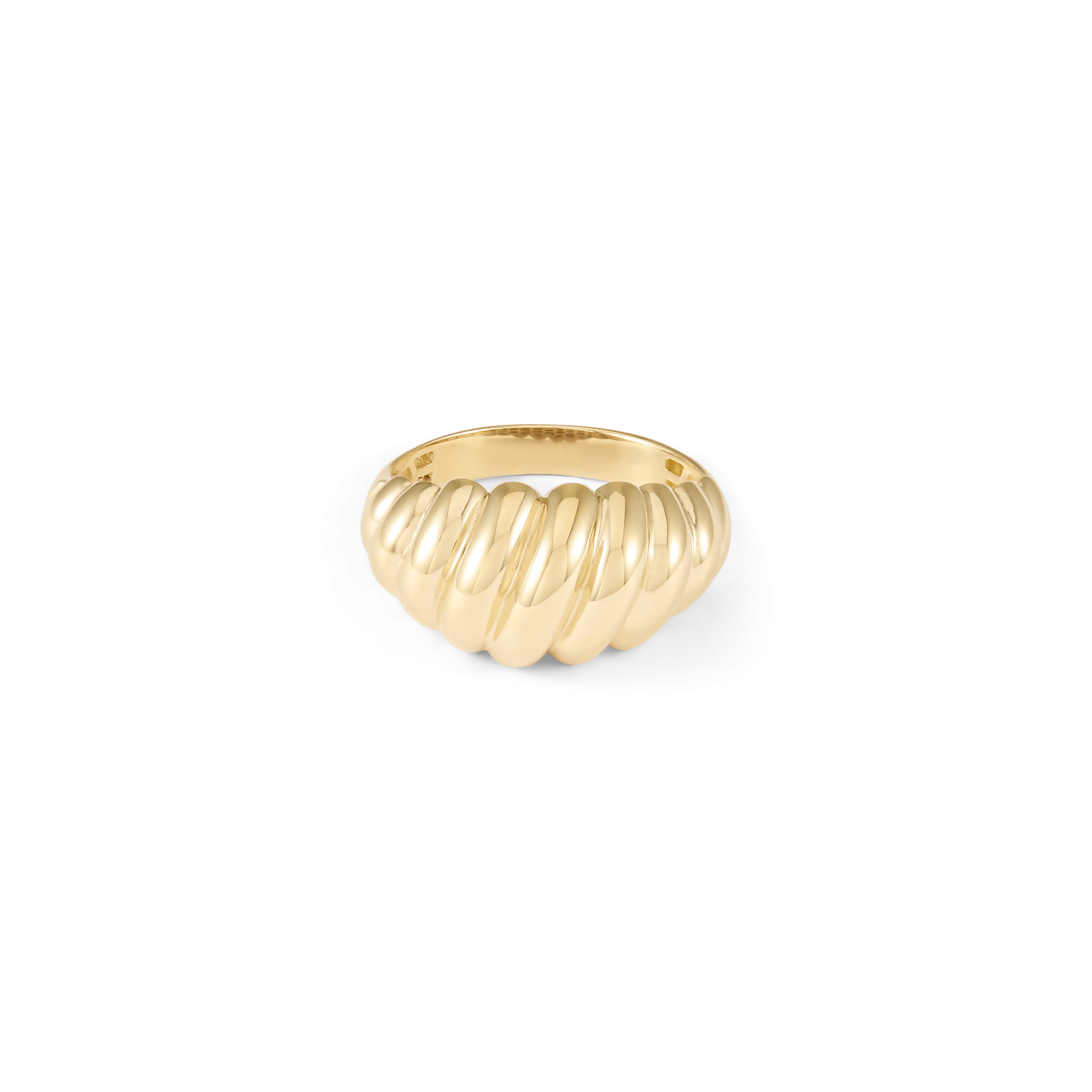 Croissant Ring - Solid Gold
