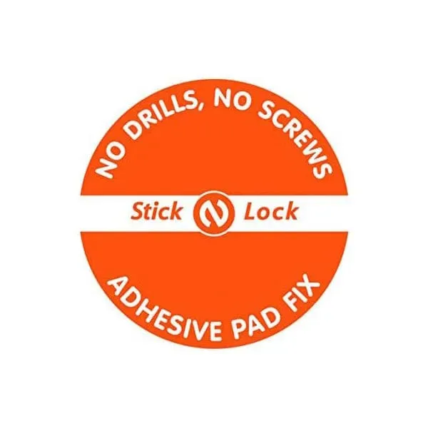 Croydex Stick 'N' Lock Plus Soap Dish & Holder Rust Free Chrome Finish