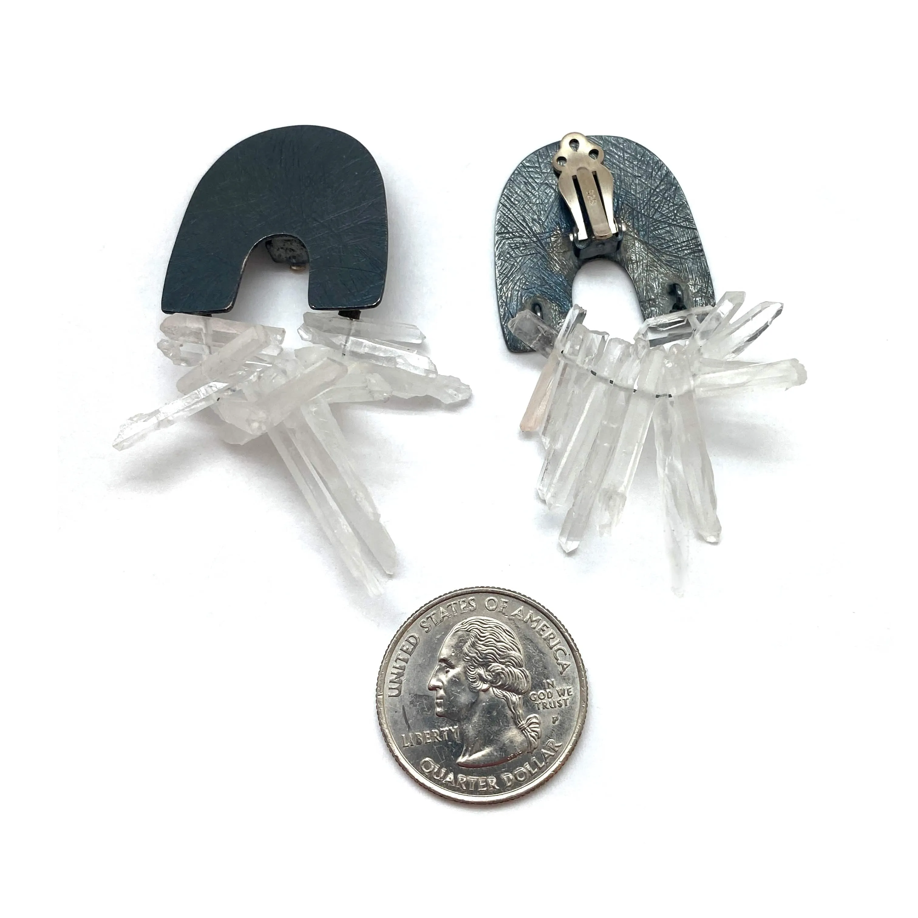 Crystal Icicle Arches - Clip-ons