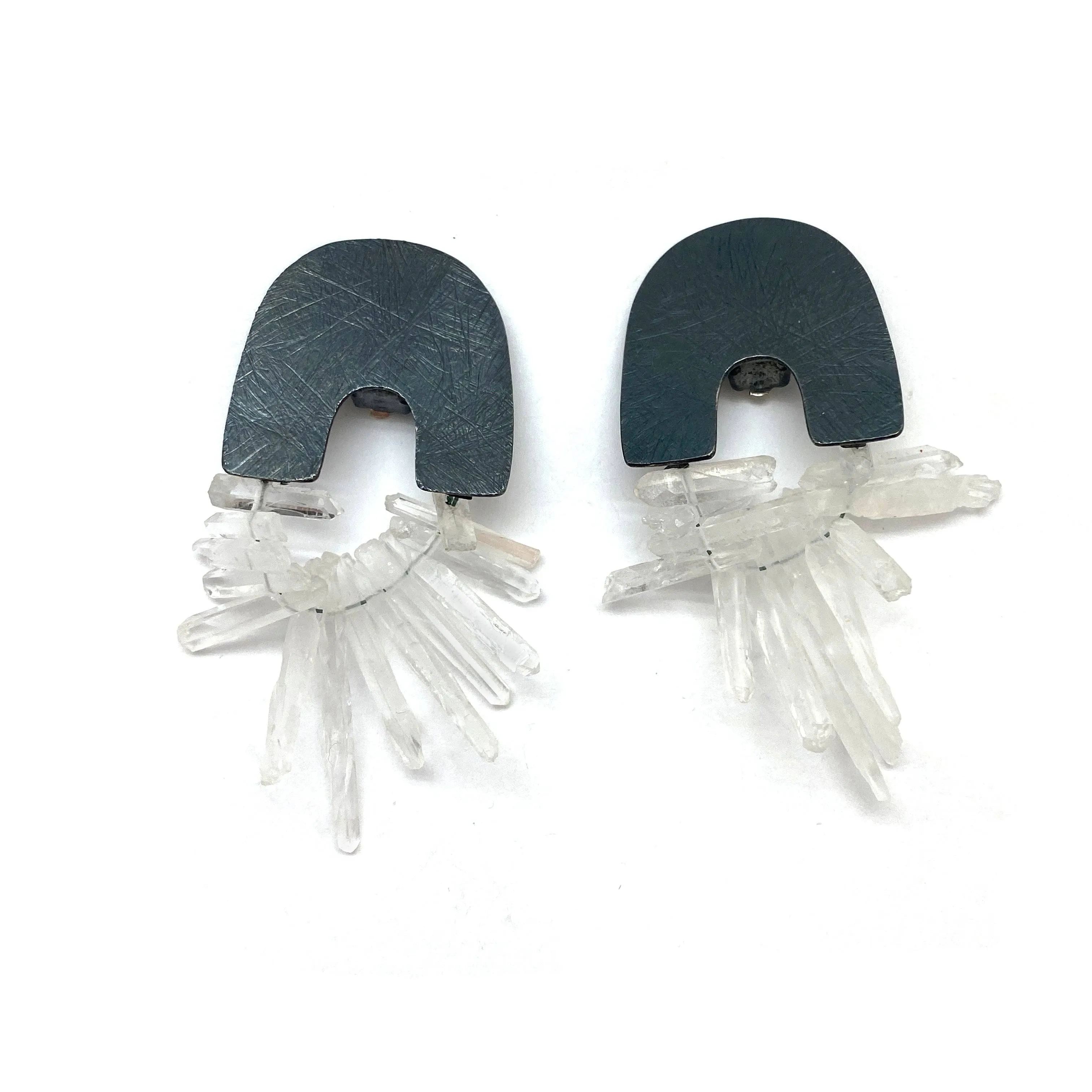 Crystal Icicle Arches - Clip-ons