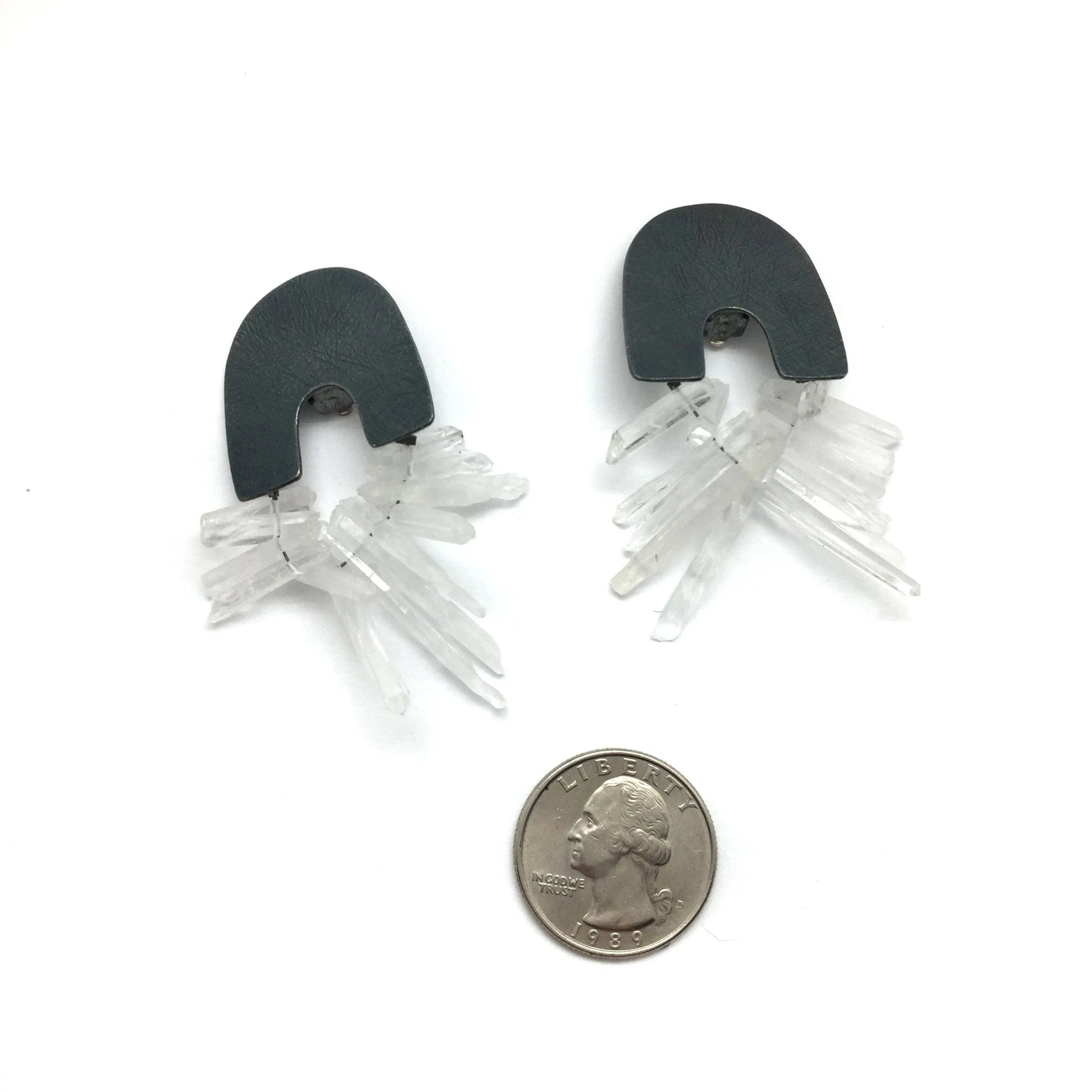 Crystal Icicle Arches - Clip-ons