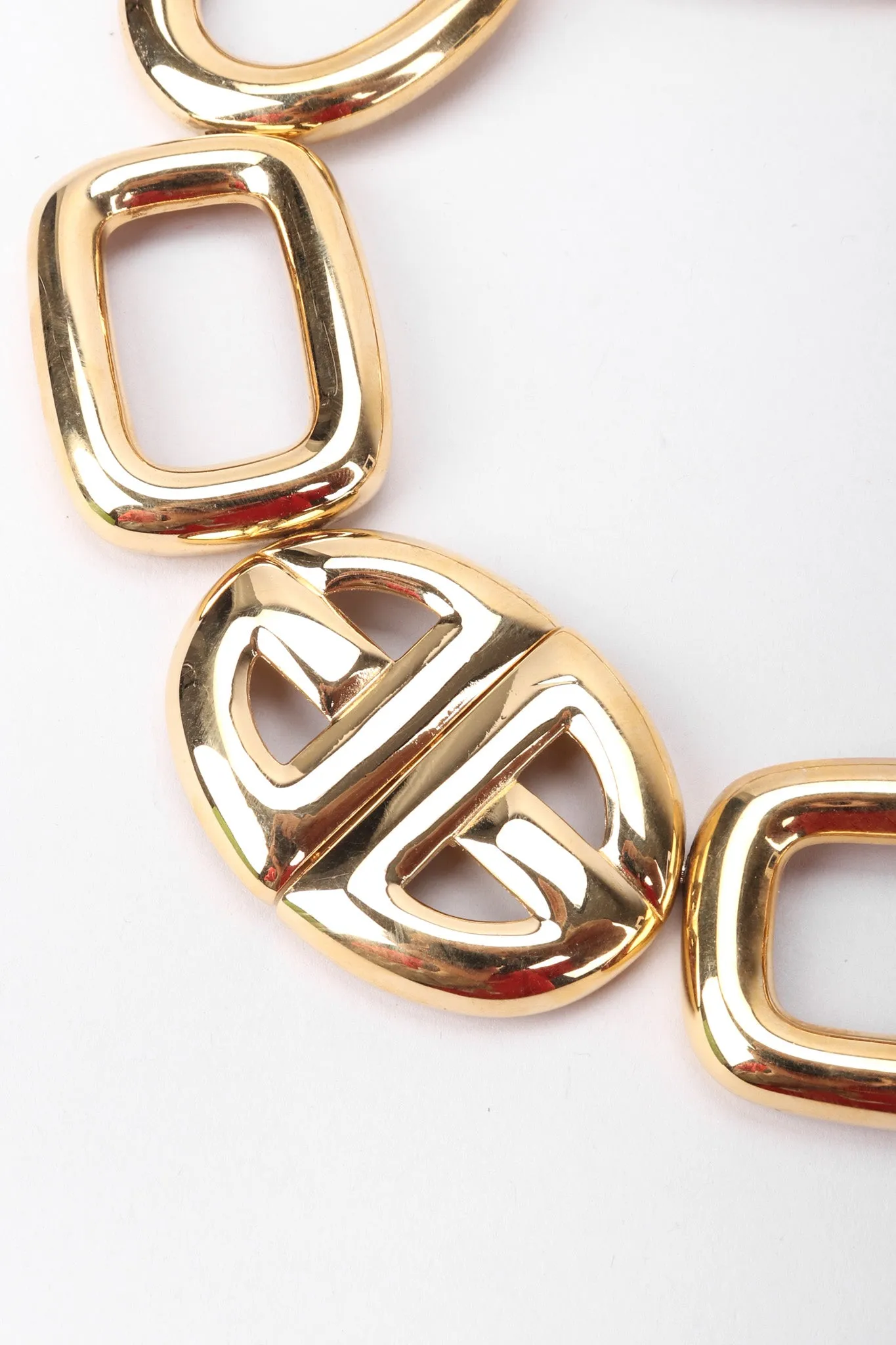 Crystal Oval Collar Necklace & Earring Set