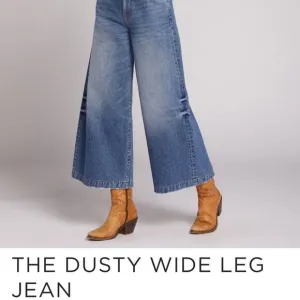 Current/Elliott Blue Wide Leg Jeans