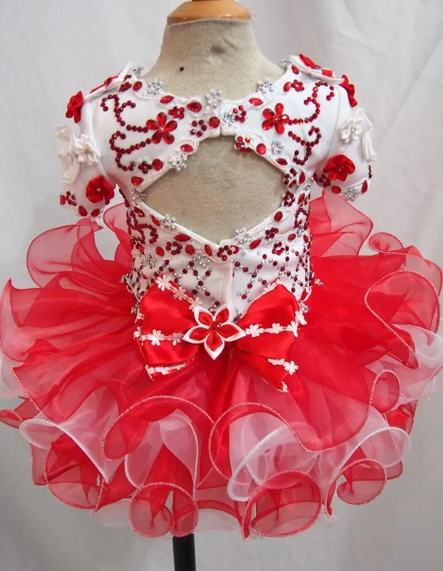 Custom Made Infant/toddler/baby/children/kids Girl's Pageant Dress 1~4T G207
