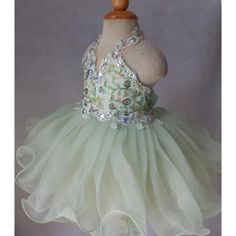 Custom Made kids/Girl's Baby Doll Pageant evening/prom Dress EB040E