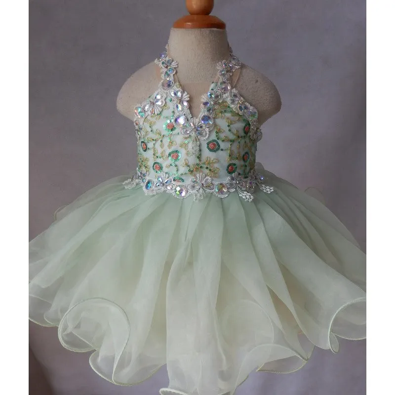 Custom Made kids/Girl's Baby Doll Pageant evening/prom Dress EB040E