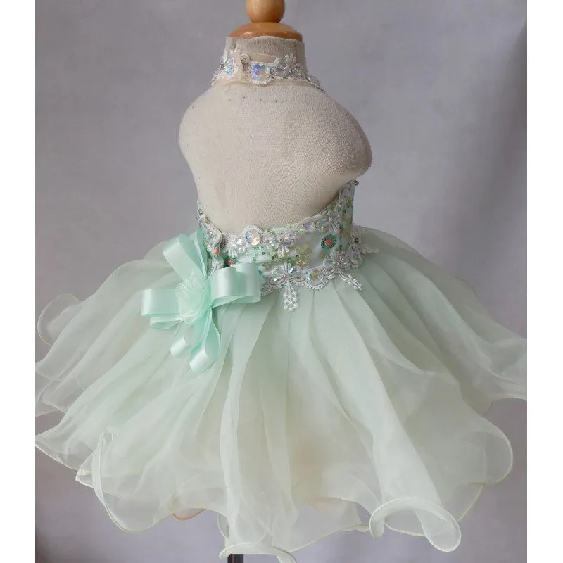 Custom Made kids/Girl's Baby Doll Pageant evening/prom Dress EB040E