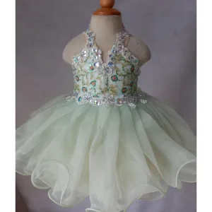 Custom Made kids/Girl's Baby Doll Pageant evening/prom Dress EB040E