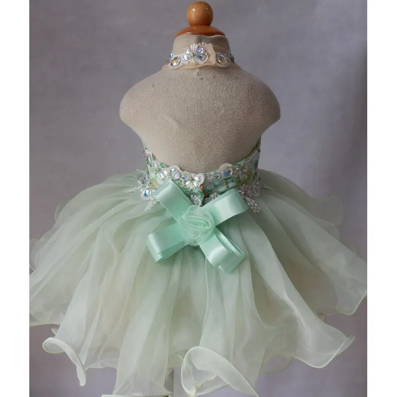 Custom Made kids/Girl's Baby Doll Pageant evening/prom Dress EB040E