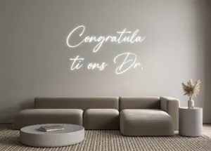 Custom Neon: Congratula
t...