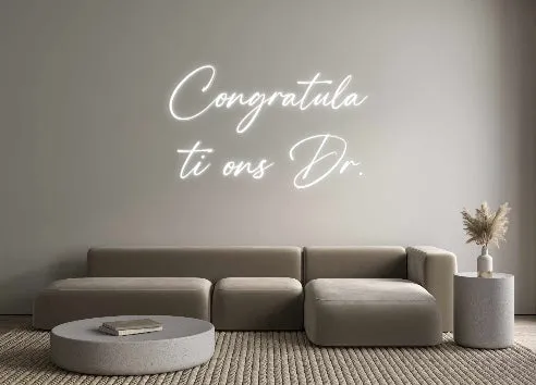 Custom Neon: Congratula
t...